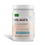 Qualuca Premium Kollagen, hydrolysiertes Rinderkollagen + Vitamin C + Hyaluronsäure 